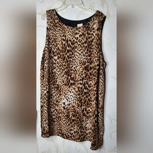 Chicos XL Leopard Top Size 3